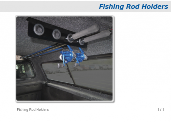 truck cap rod holder